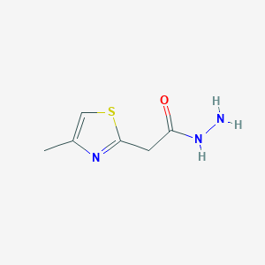B1276235 2-(4-Methyl-1,3-thiazol-2-yl)acetohydrazide CAS No. 448229-66-1