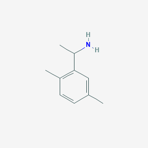 molecular formula C10H15N B1276237 1-(2,5-二甲基苯基)乙胺 CAS No. 91251-26-2