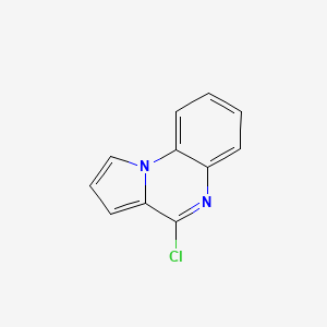 molecular formula C11H7ClN2 B1276247 4-氯吡咯并[1,2-a]喹喔啉 CAS No. 6025-69-0