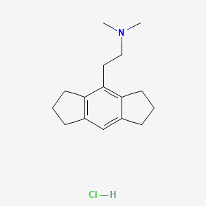 s-Indacene-4-ethanamine, 1,2,3,5,6,7-hexahydro-N,N-dimethyl-, hydrochloride