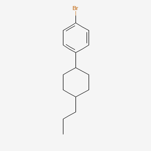 molecular formula C15H21B B1276275 1-溴-4-(反式-4-丙基环己基)苯 CAS No. 86579-53-5