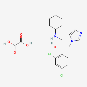 3-Cyclohexylamino-2-(2,4-dichlorophenyl)-1-(imidazol-1-yl)-2-propanol oxalate