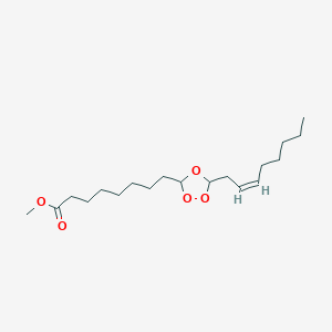 molecular formula C19H34O5 B12762860 Methyl linoleate 9,10-ozonide CAS No. 121431-57-0
