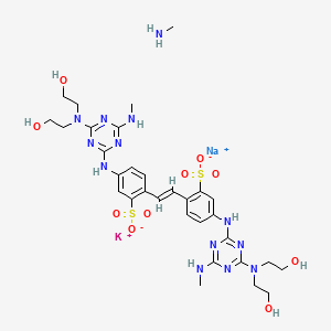 molecular formula C31H43KN13NaO10S2 B12762885 Einecs 286-156-2 CAS No. 85187-68-4