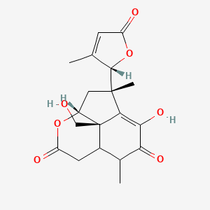 molecular formula C19H22O7 B12762911 Shinjulactone B CAS No. 80648-28-8