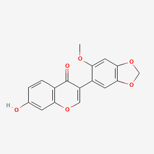 molecular formula C17H12O6 B12762931 Maxima isoflavone G CAS No. 7741-28-8