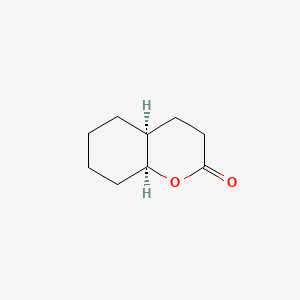 molecular formula C9H14O2 B12762942 Octahydrocoumarin, cis-(-)- CAS No. 121902-58-7