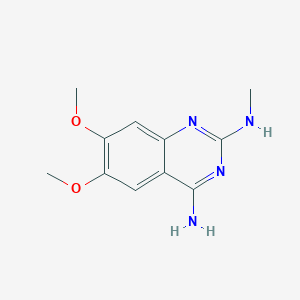 molecular formula C11H14N4O2 B12762949 Alfuzosin metabolite SL79.0724 CAS No. 23672-80-2