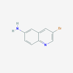 molecular formula C9H7BrN2 B1276300 3-溴喹啉-6-胺 CAS No. 7101-96-4