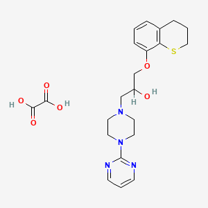 8-((3-(4-(Pyrimidin-2-yl)piperazin-1-yl)-2-hydroxypropyl)oxy)thiochroman oxalate