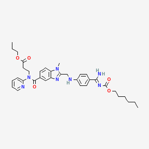 molecular formula C35H43N7O5 B12763017 Unii-KB3BB67DU4 