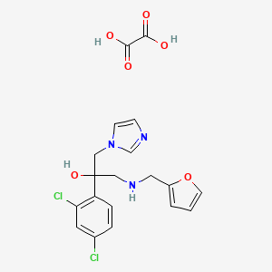 2-(2,4-Dichlorophenyl)-3-furfurylamino-1-(imidazol-1-yl)-2-propanol oxalate