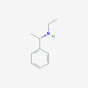 molecular formula C10H15N B12763103 (S)-(-)-N-Ethyl-N-(1-phenylethyl)amine CAS No. 19302-28-4