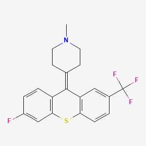 Piperidine, 4-(6-fluoro-2-(trifluoromethyl)-9H-thioxanthen-9-ylidene)-1-methyl-