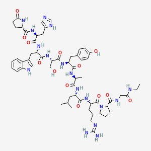 molecular formula C58H81N17O13 B12763173 LHRH, N-Et-Alanh2(6)- CAS No. 54797-49-8