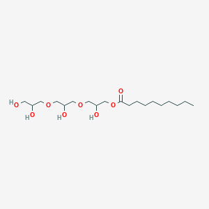 molecular formula C19H38O8 B12763193 Triglycerol caprate CAS No. 51033-30-8