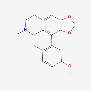 molecular formula C19H19NO3 B12763209 (+/-)-Laureline CAS No. 3749-97-1