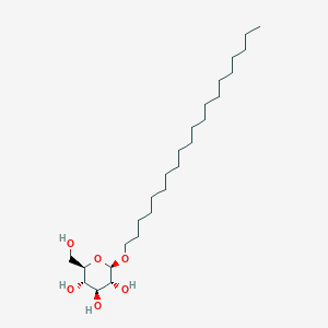 molecular formula C26H52O6 B12763240 Eicosyl beta-glucoside CAS No. 164202-67-9