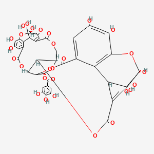 molecular formula C41H28O28 B12763270 Dehydrogeraniin CAS No. 81967-70-6