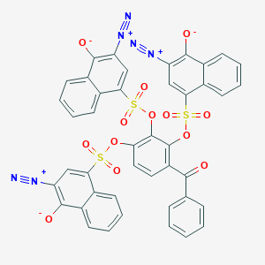 4-Benzoylbenzene-1,2,3-triyl tris(3-diazo-3,4-dihydro-4-oxonaphthalene-1-sulphonate)