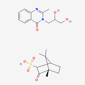 molecular formula C22H30N2O7S B12763354 Einecs 236-995-5 CAS No. 13572-62-8