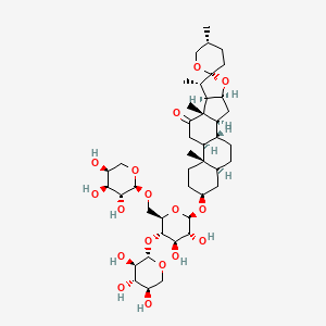 molecular formula C43H68O17 B12763375 Filiasparoside A CAS No. 948048-13-3