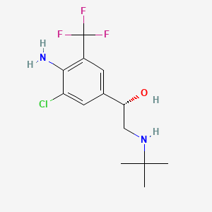 molecular formula C13H18ClF3N2O B12763415 (S)-Mabuterol CAS No. 56707-25-6