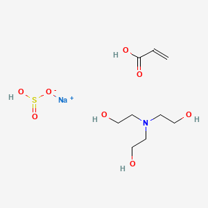 Sodium;2-[bis(2-hydroxyethyl)amino]ethanol;hydrogen sulfite;prop-2-enoic acid