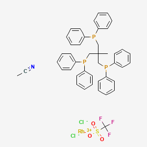 (RhCl2(MeCN)(PPP))(OTf)