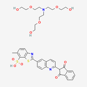 molecular formula C38H43N3O11S2 B12763481 Einecs 281-451-2 CAS No. 83949-94-4