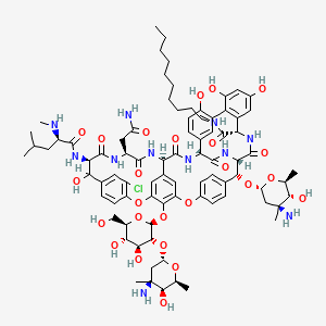 molecular formula C83H110ClN11O25 B12763493 Eremomycin derivative CAS No. 270927-20-3