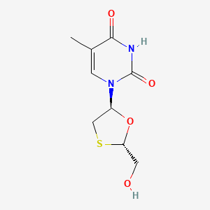 molecular formula C9H12N2O4S B12763504 OxathiolanT-(-)-alpha CAS No. 149819-46-5