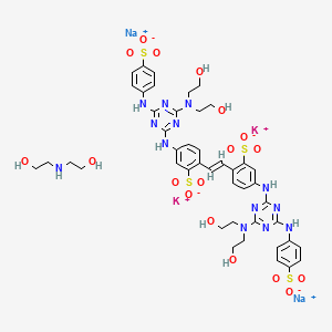 molecular formula C44H51K2N13Na2O18S4 B12763505 Einecs 285-879-0 CAS No. 85153-97-5