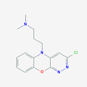 molecular formula C15H17ClN4O B1276351 3-(3-氯-5H-吡啶并[3,4-b][1,4]苯并恶嗪-5-基)-N,N-二甲基丙-1-胺 CAS No. 27225-85-0