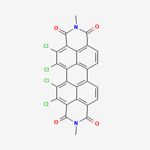 10,11,14,15-tetrachloro-7,18-dimethyl-7,18-diazaheptacyclo[14.6.2.22,5.03,12.04,9.013,23.020,24]hexacosa-1(23),2,4,9,11,13,15,20(24),21,25-decaene-6,8,17,19-tetrone