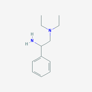B1276353 N-(2-amino-2-phenylethyl)-N,N-diethylamine CAS No. 31788-87-1