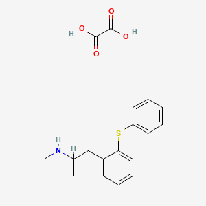 N-Methyl-1-(2-(phenylthio)phenyl)-2-propylamine oxalate