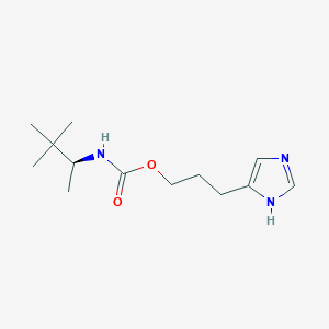 3-(1H-imidazol-5-yl)propyl N-[(2S)-3,3-dimethylbutan-2-yl]carbamate