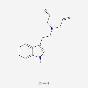 molecular formula C16H21ClN2 B12763658 N,N-Diallyltryptamine hydrochloride CAS No. 109841-72-7