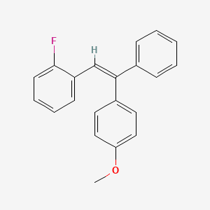 1-(o-Fluorophenyl)-2-(p-methoxyphenyl)-2-phenylethylene