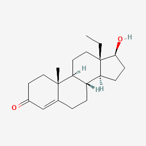 molecular formula C20H30O2 B12763753 18-Methyltestosterone CAS No. 7381-64-8