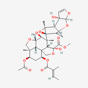 molecular formula C34H44O14 B1276376 印楝素 D CAS No. 99399-65-2
