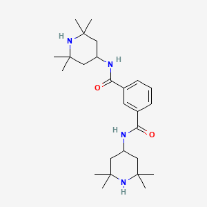 molecular formula C26H42N4O2 B1276382 1,3-Benzenedicarboxamide, N,N'-bis(2,2,6,6-tetramethyl-4-piperidinyl)- CAS No. 42774-15-2
