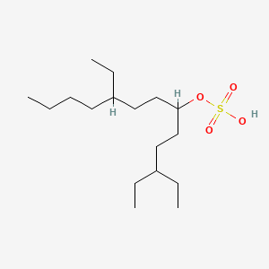 4-Ethyl-1-(3-ethylpentyl)-1-octyl sulfate