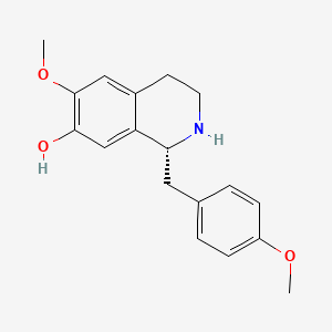 molecular formula C18H21NO3 B12763853 4'-O-Methylcoclaurine CAS No. 154727-04-5