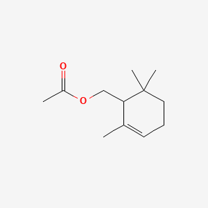 molecular formula C12H20O2 B12763860 Cyclogeranyl acetate CAS No. 69842-11-1