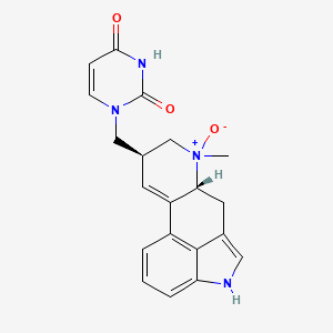 1-((6-Methyl-delta-9,10-ergolen-8-beta-yl)methyl)-2,4(1H,3H)-dihydropyrimidinedione N6-oxide