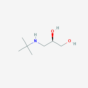 B1276388 (2R)-3-(tert-butylamino)propane-1,2-diol CAS No. 59207-70-4