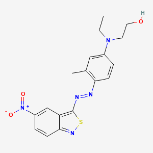 2-[Ethyl[3-methyl-4-[(5-nitro-2,1-benzisothiazol-3-yl)azo]phenyl]amino]ethanol