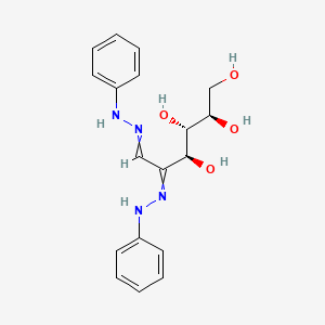 molecular formula C18H22N4O4 B12763928 D-Allose phenylosazone CAS No. 6164-71-2